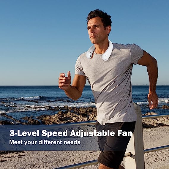 Portable Bladeless Hanging Neck Fan - (IMPORTED)