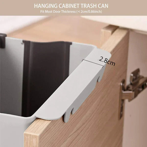 Wall Mounted Foldable Kitchen Trash Can