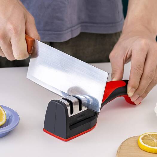 3-Stage Knife Sharpener – Repair, Sharpen & Polish