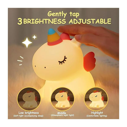 Silicone Animal Night Lamp– Touch & Dimmable LED Light