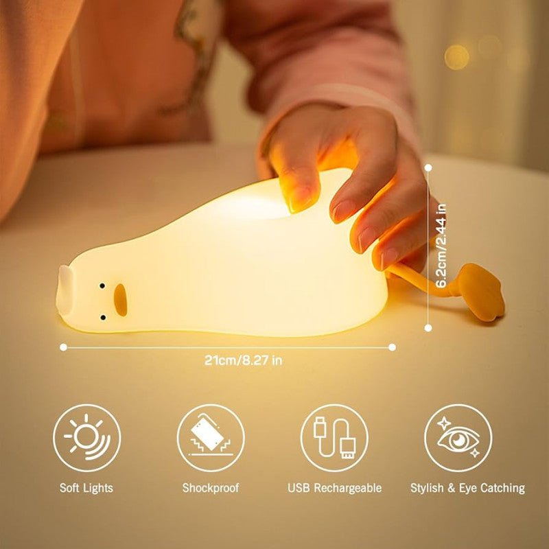 Silicone Animal Night Lamp– Touch & Dimmable LED Light