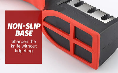 3-Stage Knife Sharpener – Repair, Sharpen & Polish
