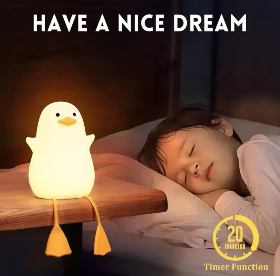 Silicone Animal Night Lamp– Touch & Dimmable LED Light