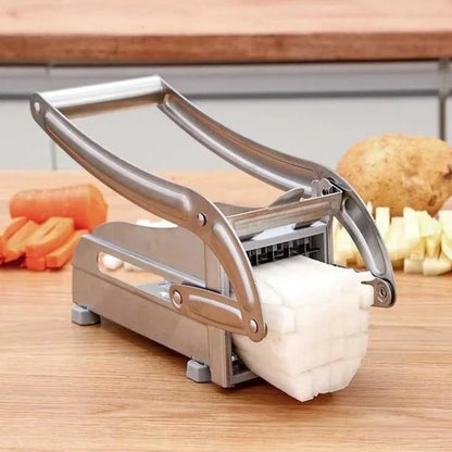 2-in-1  Stainless Steel French Fry & Vegetable Cutter