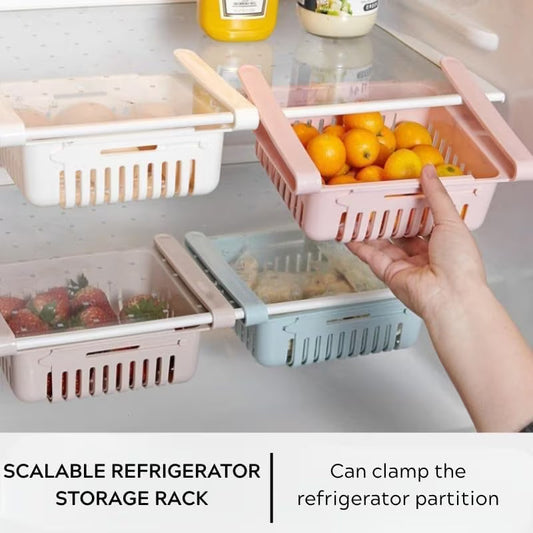 Adjustable Fridge Storage Basket (pack of 2)