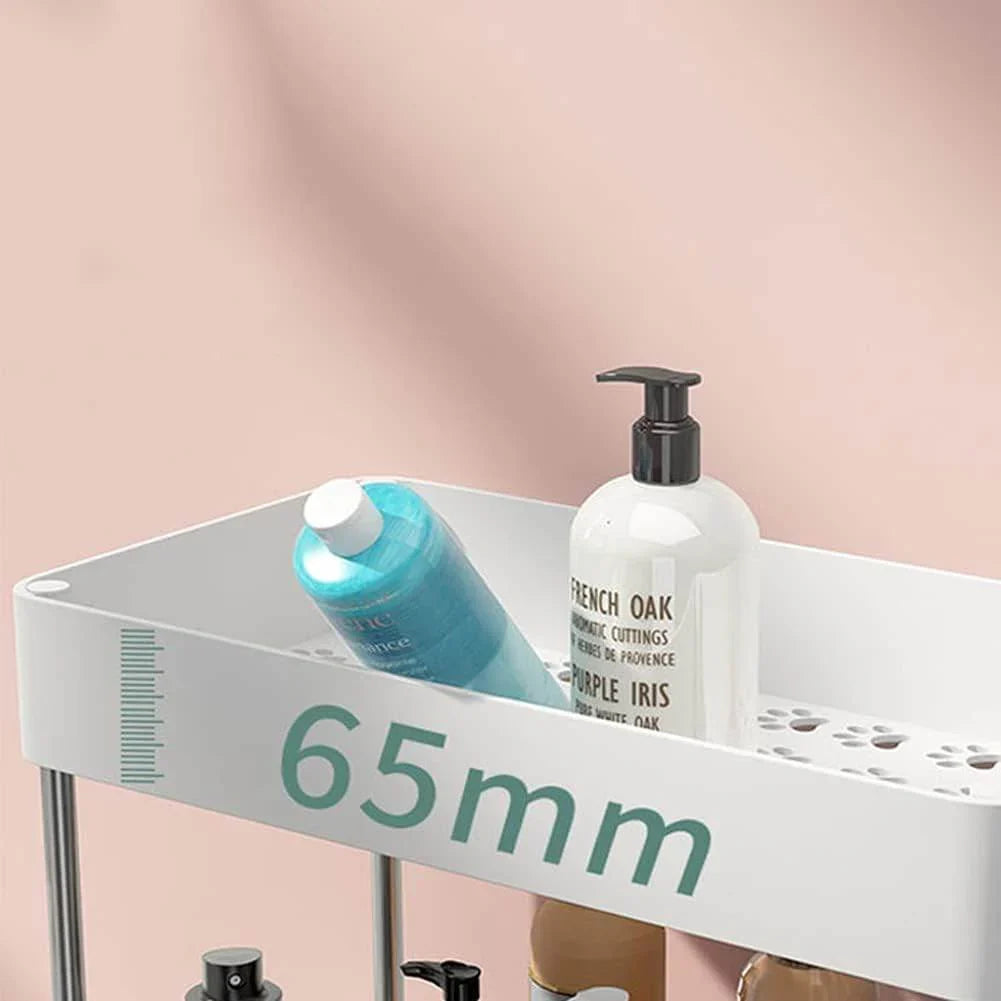4-Tier Slim Rolling Storage Cart