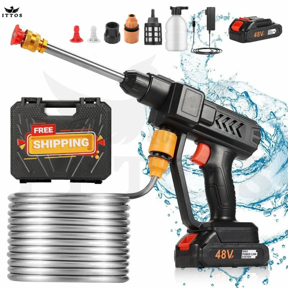 Portable High-Pressure Washer Gun (Premium Quality)