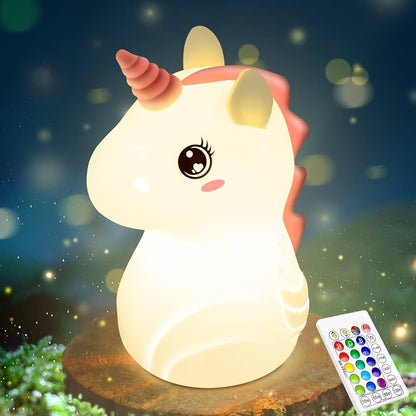 Silicone Animal Night Lamp– Touch & Dimmable LED Light