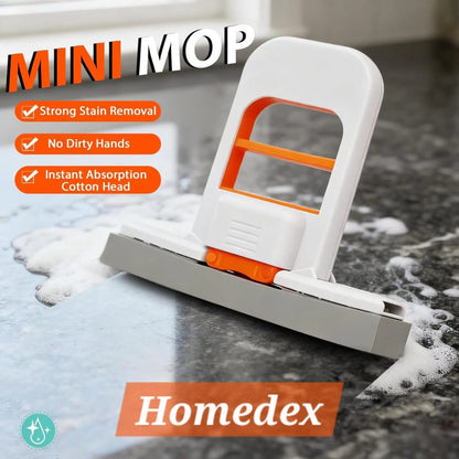 Foldable Mini Mop |Self‑Squeezing Mop