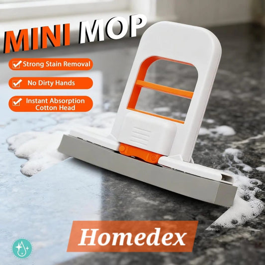 Foldable Mini Mop |Self‑Squeezing Mop