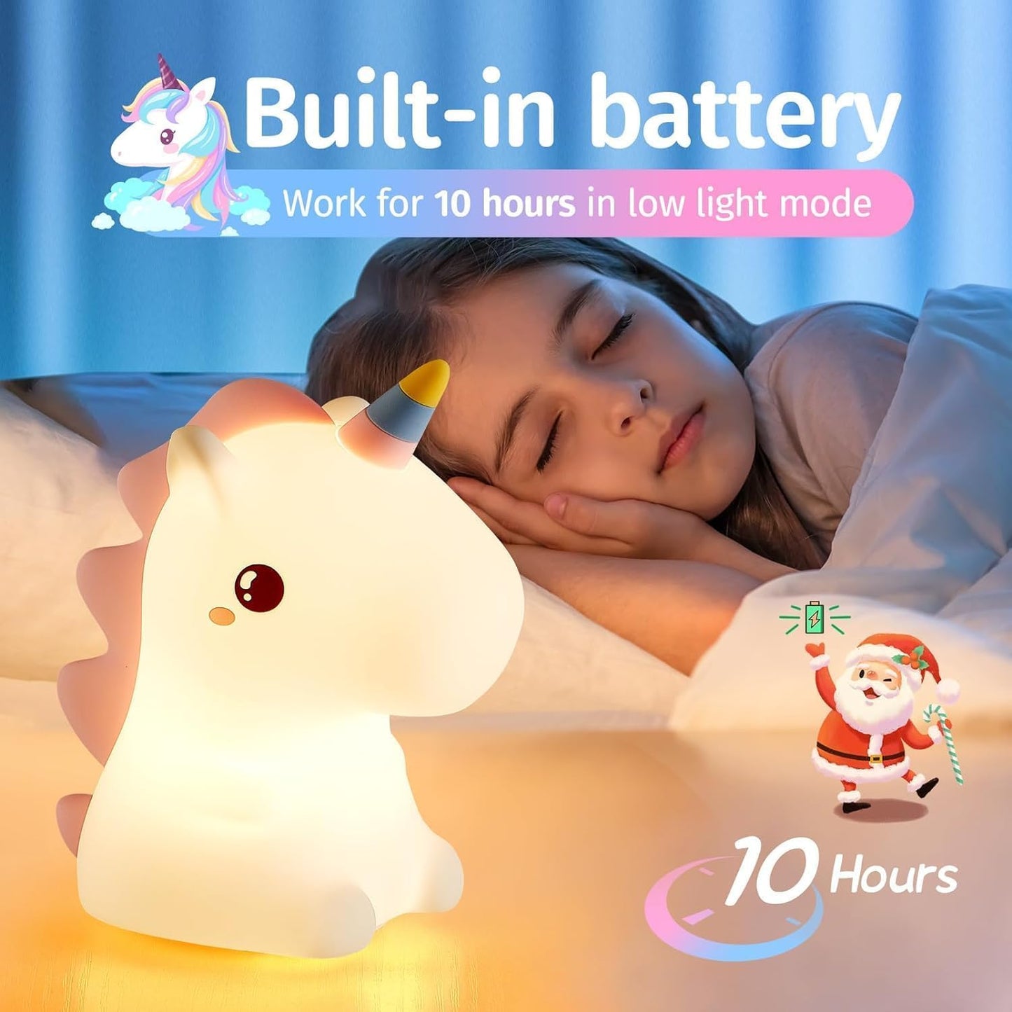 Silicone Animal Night Lamp– Touch & Dimmable LED Light