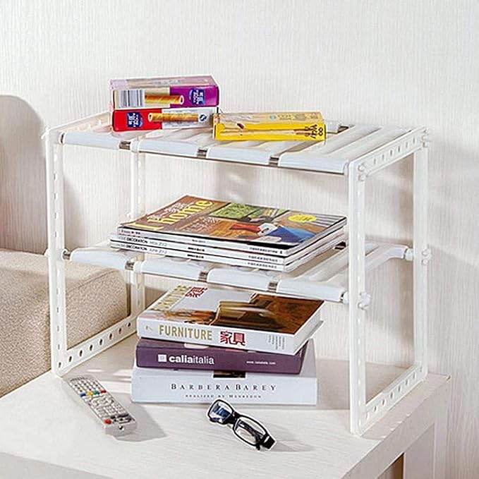 Stainless Steel Storage Organizer Adjustable Kitchen Rack Holder