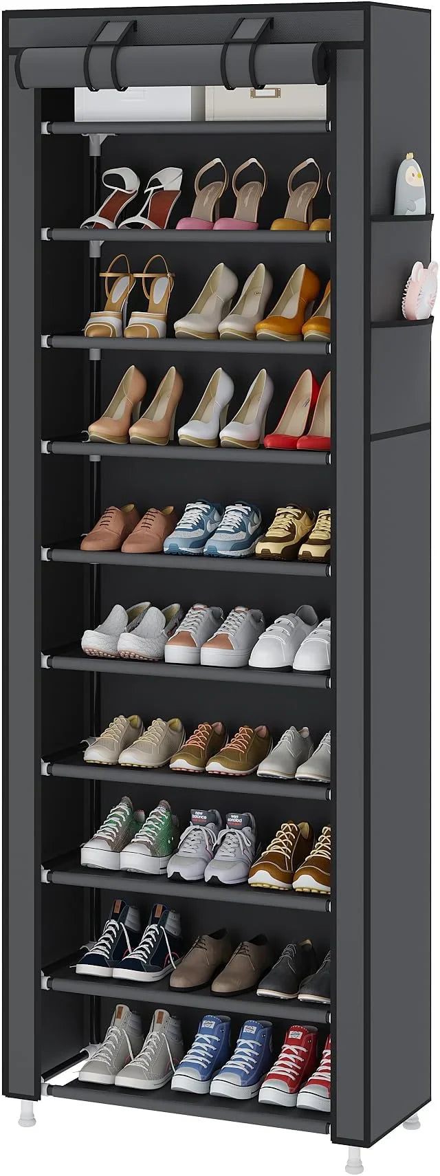 10 LAYERS WARDROBE STYLE SHOE RACK
