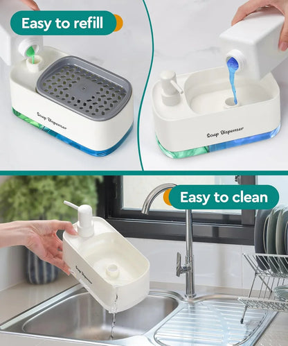2-in-1 Hand and Dish Soap Dispenser Premium Quality
