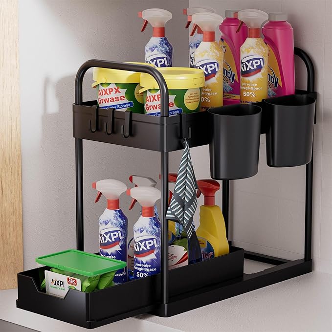 2 LAYER UNDERTHE SINK RACK