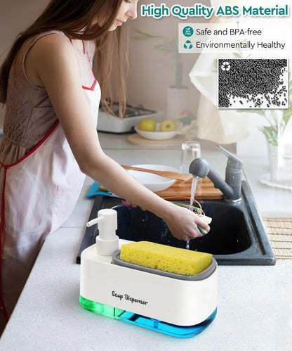 2-in-1 Hand and Dish Soap Dispenser Premium Quality