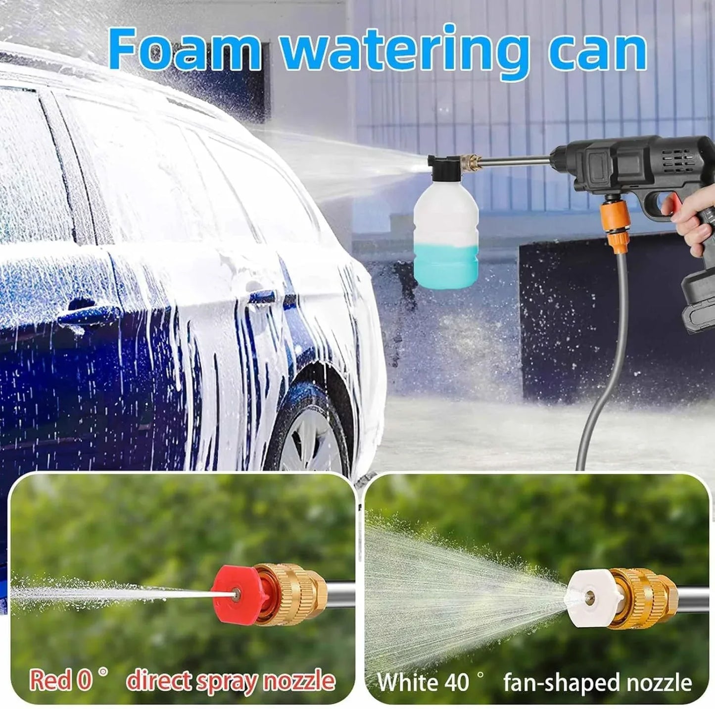 Portable High-Pressure Washer Gun (Premium Quality)