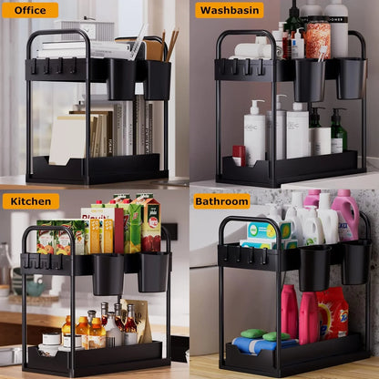 2 LAYER UNDERTHE SINK RACK