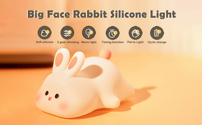 Silicone Animal Night Lamp– Touch & Dimmable LED Light