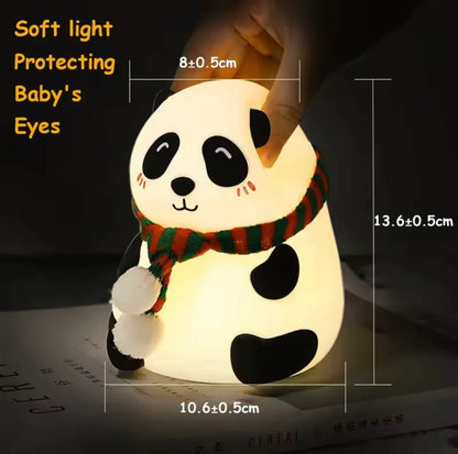 Silicone Animal Night Lamp– Touch & Dimmable LED Light