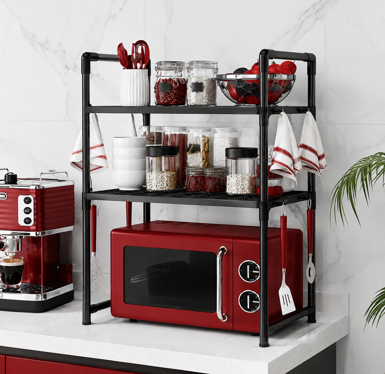 Kitchen Countertop Storage Rack