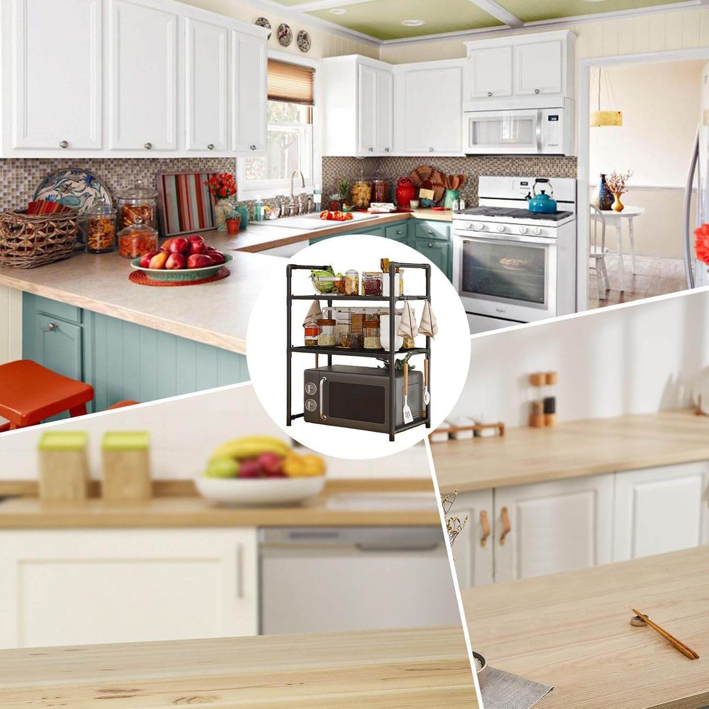 Kitchen Countertop Storage Rack