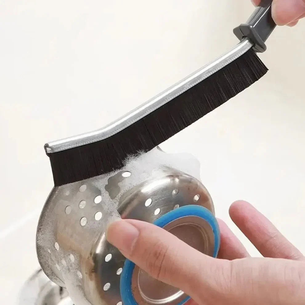 Hard Bristled Crevice Cleaning Brush