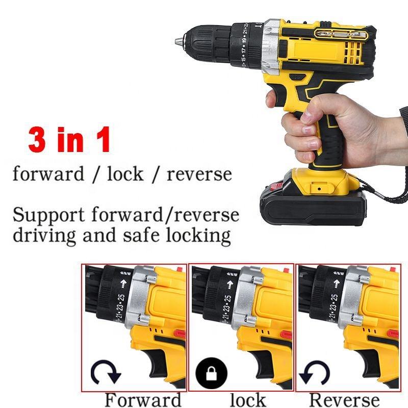 LILAITE Cordless Drill Machine & Screwdriver (Double Battery)— Complete Kit