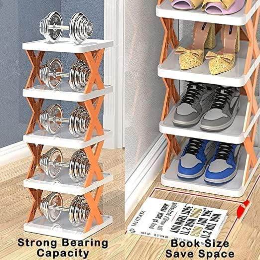 Adjustable Stackable Shoe Rack Organizer X Shape