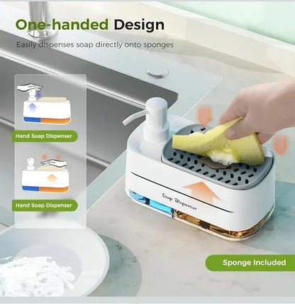 2-in-1 Hand and Dish Soap Dispenser Premium Quality