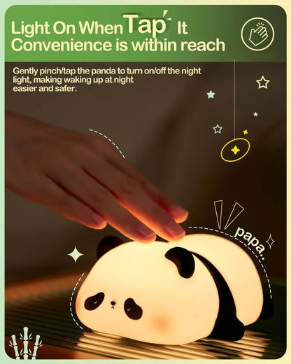 Silicone Animal Night Lamp– Touch & Dimmable LED Light