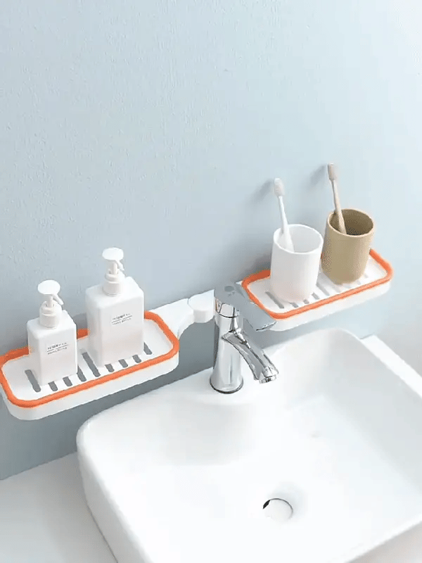 180 Degree Revolving Wall Mounted Washroom Rack