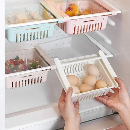 Adjustable Fridge Storage Basket (pack of 2)