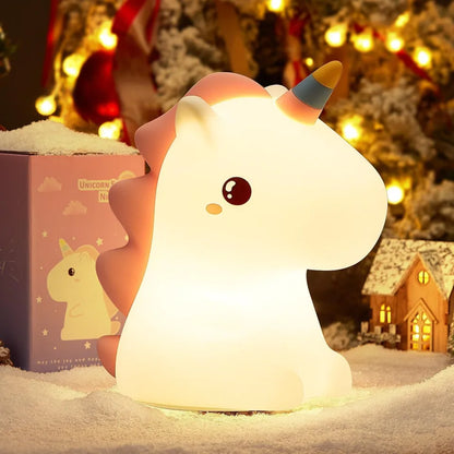 Silicone Animal Night Lamp– Touch & Dimmable LED Light