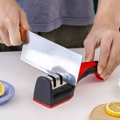 3-Stage Knife Sharpener – Repair, Sharpen & Polish