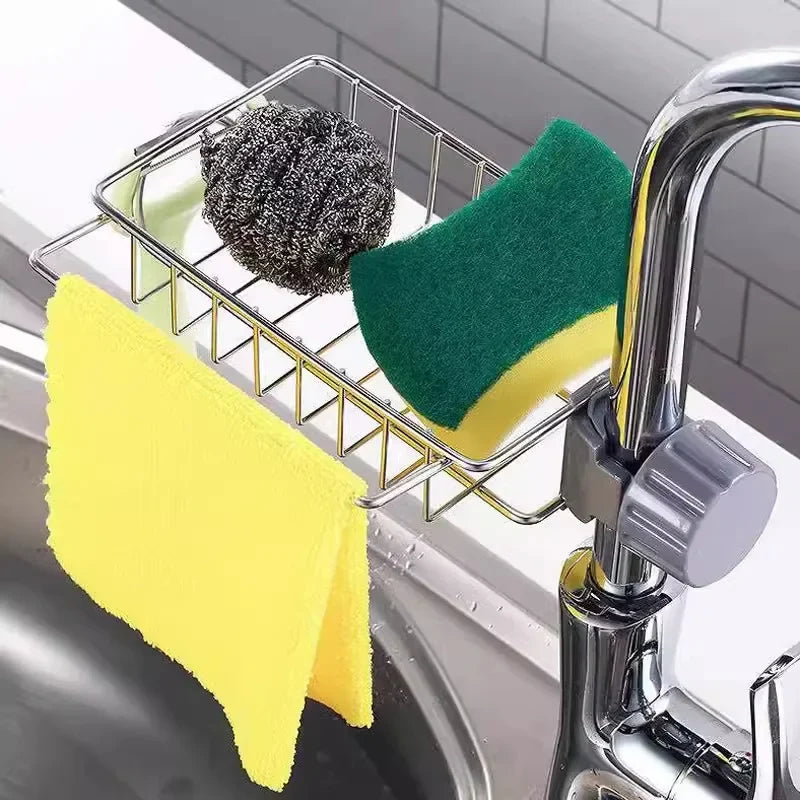 Sink Sponge Holder - Faucet Rack