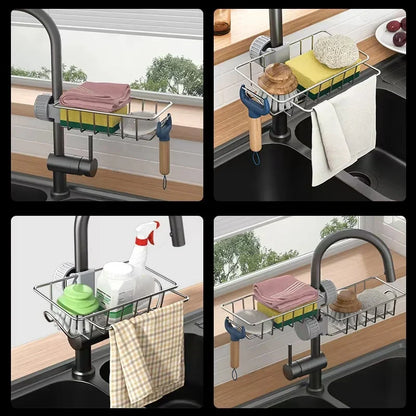 Sink Sponge Holder - Faucet Rack