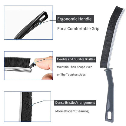 Hard Bristled Crevice Cleaning Brush
