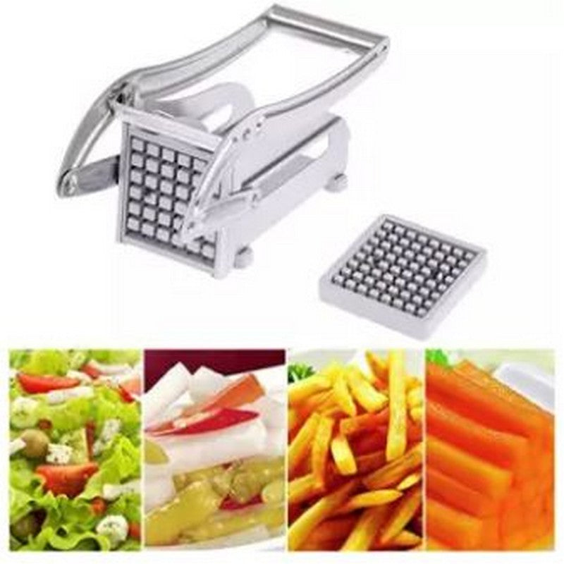 2-in-1  Stainless Steel French Fry & Vegetable Cutter