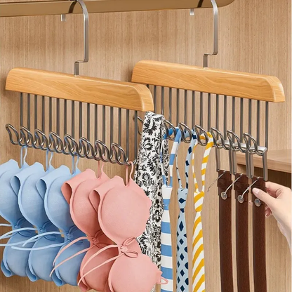 Multifunctional Wooden Hanger