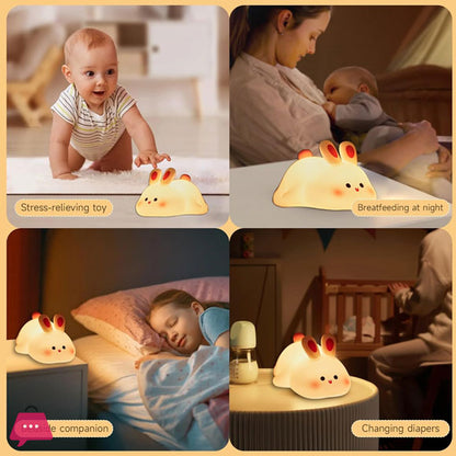 Silicone Animal Night Lamp– Touch & Dimmable LED Light