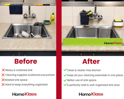 Kitchen Sink Organization Kit. 3-in-1 Sink Organizer