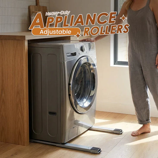 2 PC Heavy-Duty Adjustable Appliance Rollers