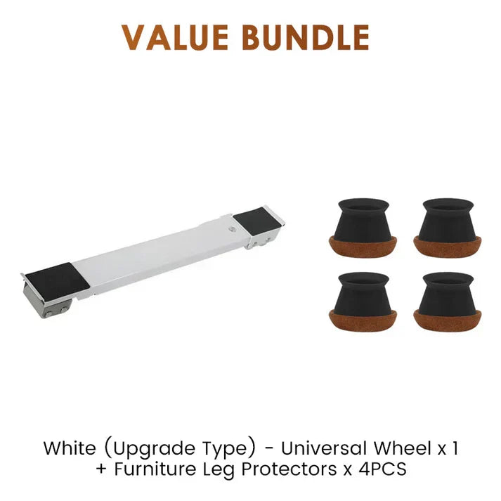 2 PC Heavy-Duty Adjustable Appliance Rollers